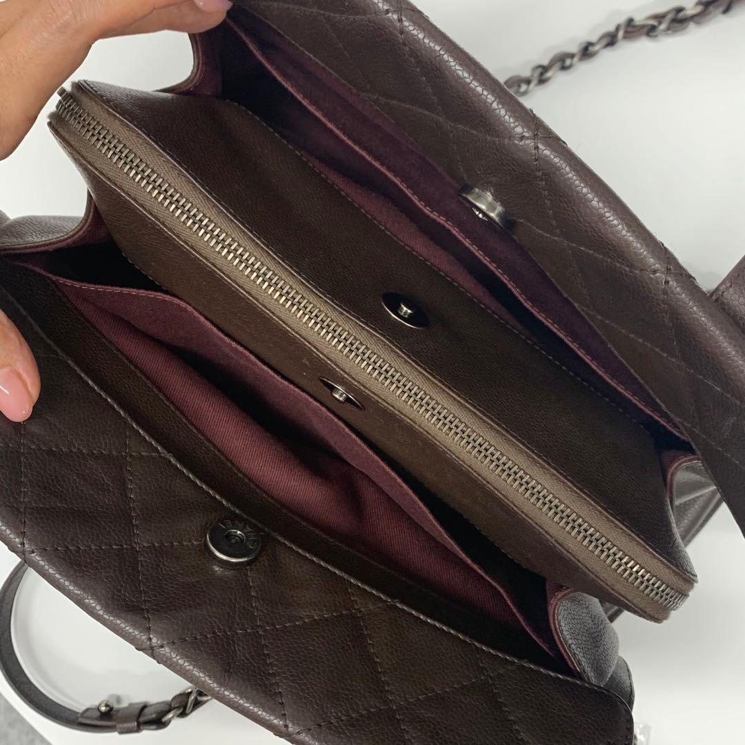 Chanel Quilted Caviar Leather 2-Way Handbag — view 8