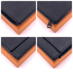 Louis Vuitton Portefeuille Pilot Trifold Wallet Black Taurillon — view 7
