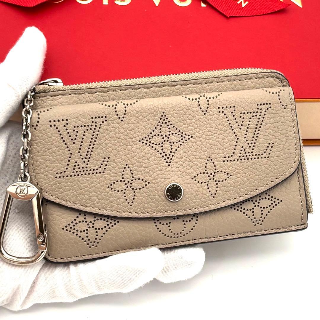 Louis Vuitton Wallet Monogram Mahina Card Holder Recto Verso