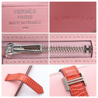 Hermes Bearn Compact Touch Pink Bifold Wallet — view 7
