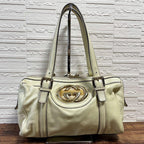Gucci Interlocking Sherry Boston Hand Bag Leather — view 3