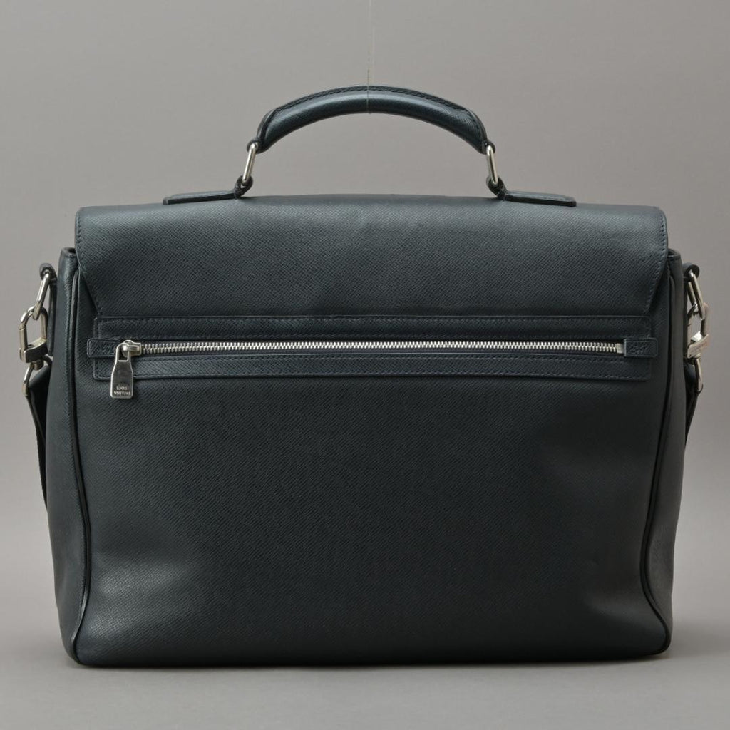 Louis Vuitton Vasili GM 2-Way Business Bag Taiga Leather Navy — view 3