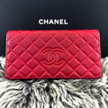 Chanel Wallet Quilted Diamond Coco Flap Caviar