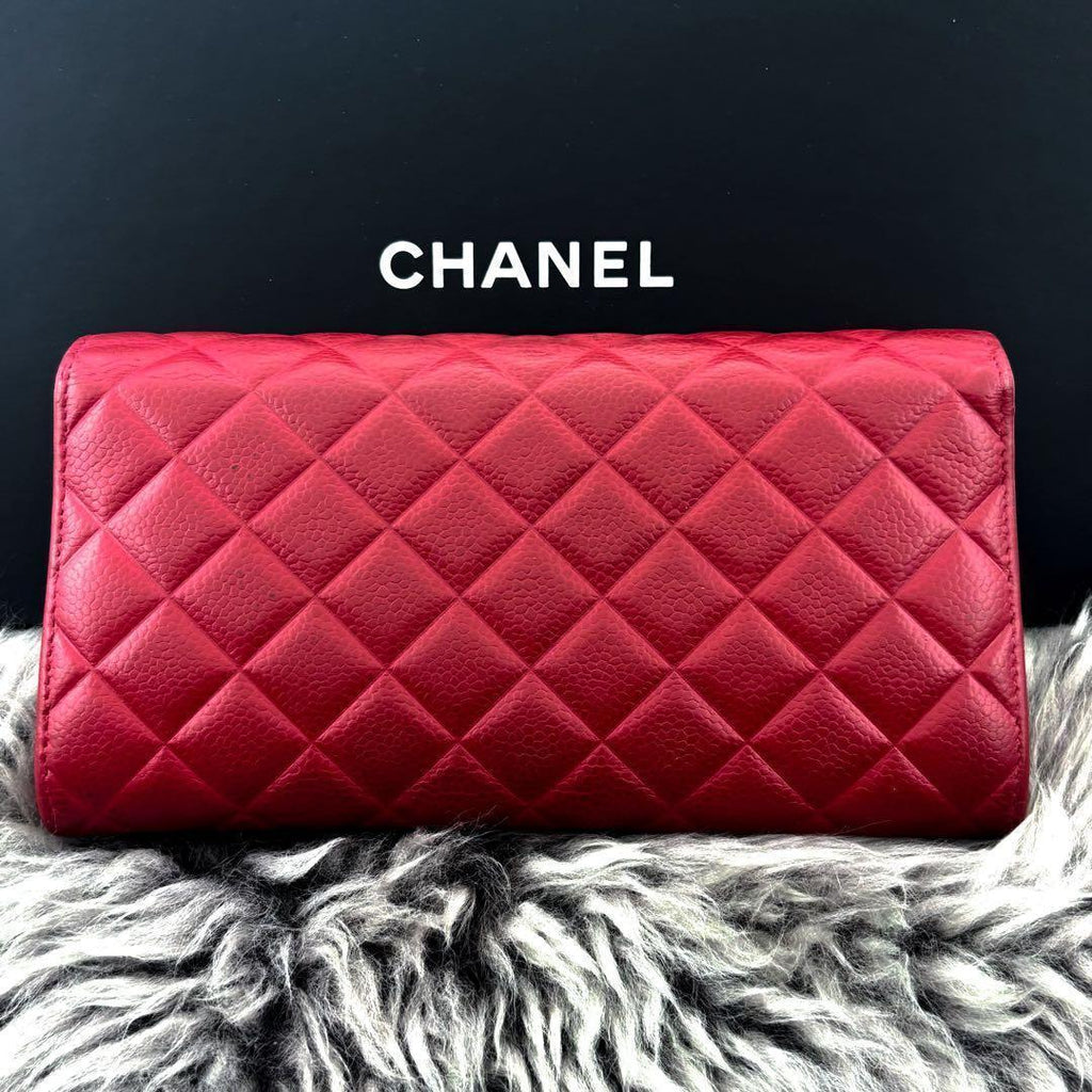 Chanel Wallet Quilted Diamond Coco Flap Caviar — view 2