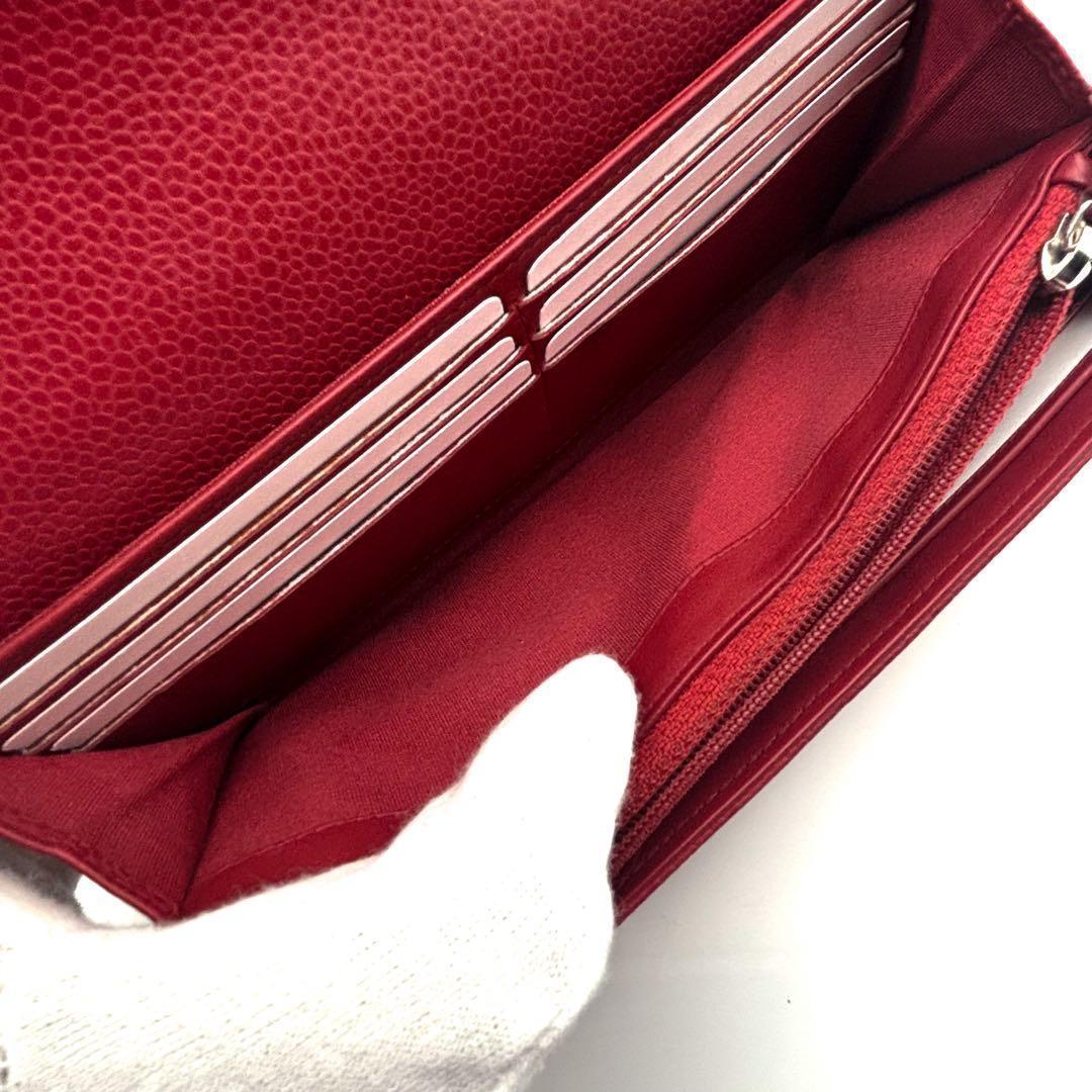 Chanel Wallet Quilted Diamond Coco Flap Caviar — view 6
