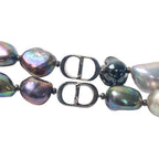 Dior Rose Pearl Freshwater Necklace Pendant Choker — view 6
