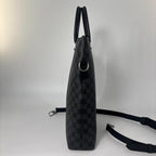 Louis Vuitton Damier Graphite Anton Tote Bag Black — view 4