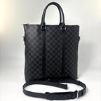 Louis Vuitton Damier Graphite Anton Tote Bag Black — view 5