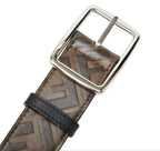 Fendi Zucca FF Logo Plain Belt — view 6