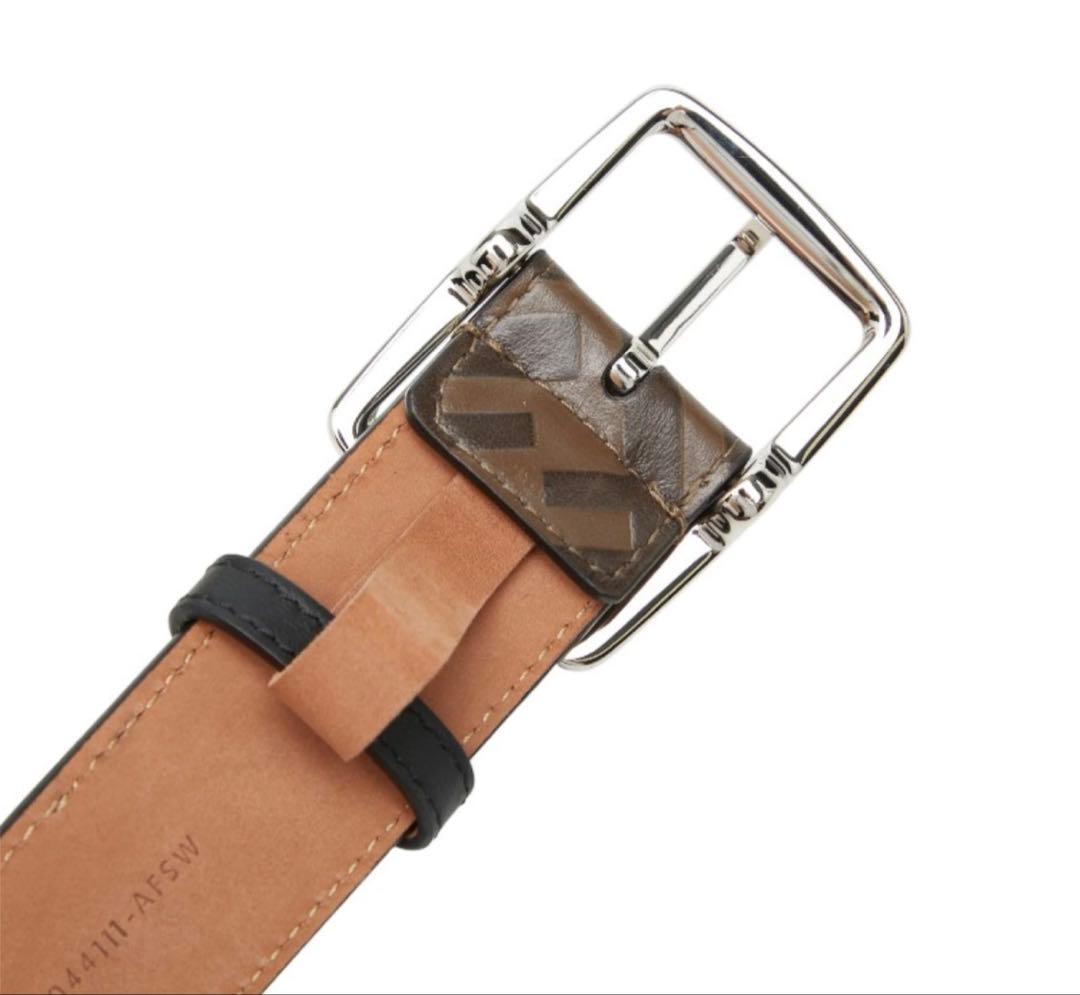 Fendi Zucca FF Logo Plain Belt — view 7