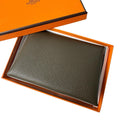Hermes Calvi Duo Coin Case Vert Roden Epsom