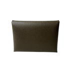 Hermes Calvi Duo Coin Case Vert Roden Epsom — view 2