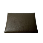 Hermes Calvi Duo Coin Case Vert Roden Epsom — view 3