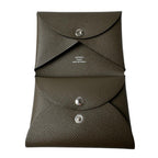 Hermes Calvi Duo Coin Case Vert Roden Epsom — view 7