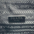 Prada Nylon Leather Triangle Plate Logo Shoulder Bag 2-Way — view 8