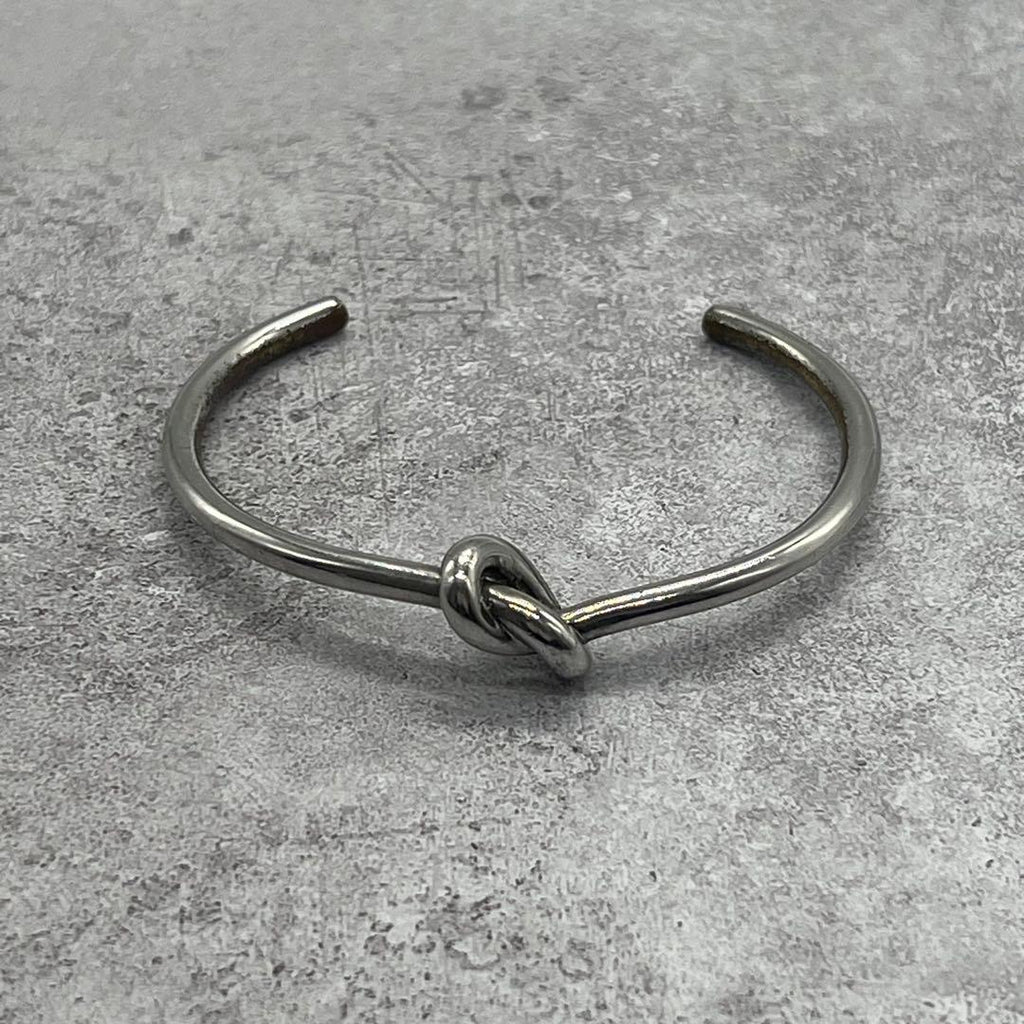 Celine Knot Extra Thin Bracelet Bangle Brass