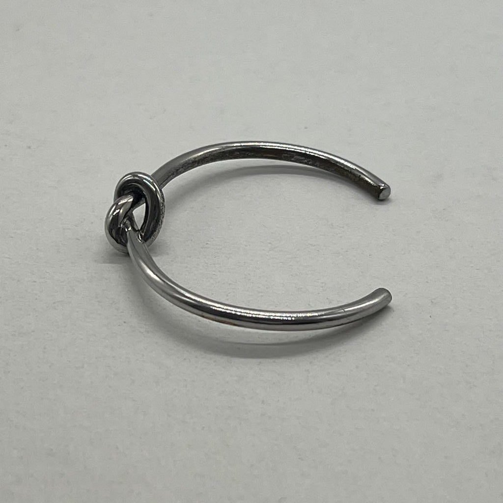 Celine Knot Extra Thin Bracelet Bangle Brass — view 3