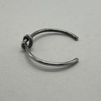 Celine Knot Extra Thin Bracelet Bangle Brass — view 3