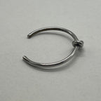 Celine Knot Extra Thin Bracelet Bangle Brass — view 4