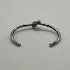Celine Knot Extra Thin Bracelet Bangle Brass — view 5