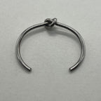 Celine Knot Extra Thin Bracelet Bangle Brass — view 6