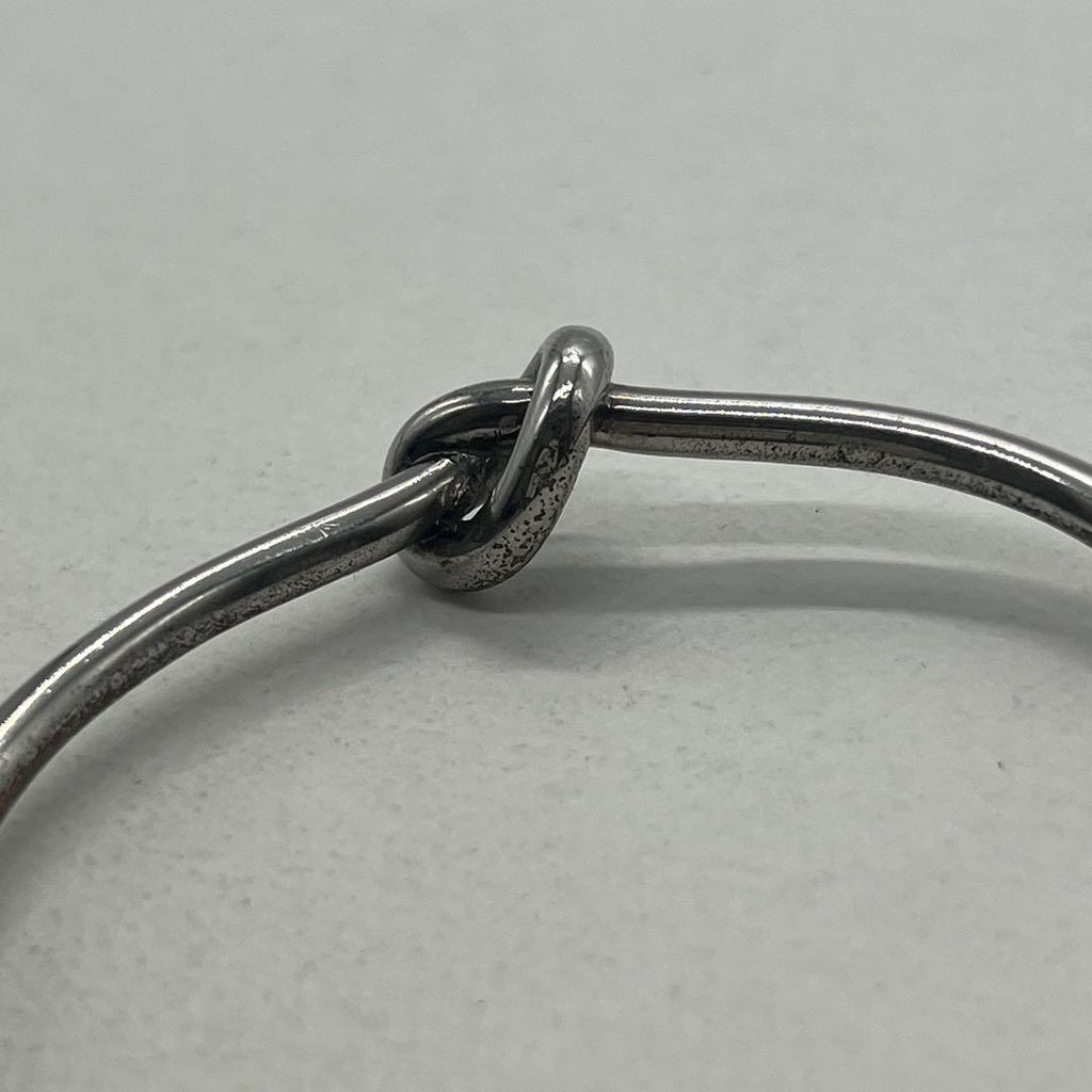 Celine Knot Extra Thin Bracelet Bangle Brass — view 9