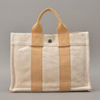 Hermes New Fourre Tout PM Handbag Canvas Orange — view 3