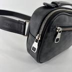 Louis Vuitton Super Damier Graphite Ambler Belt Bag Black — view 7