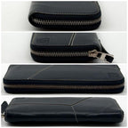 Loewe Anagram Puzzle Zip Around Wallet Leather Navy — view 4