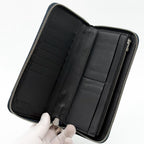 Loewe Anagram Puzzle Zip Around Wallet Leather Navy — view 6