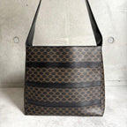 Celine Black Magatum Shoulder Bag Logo