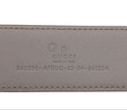 Gucci Interlocking G Leather Belt 85/34 — view 6