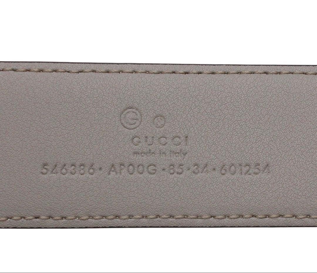 Gucci Interlocking G Leather Belt 85/34 — view 6