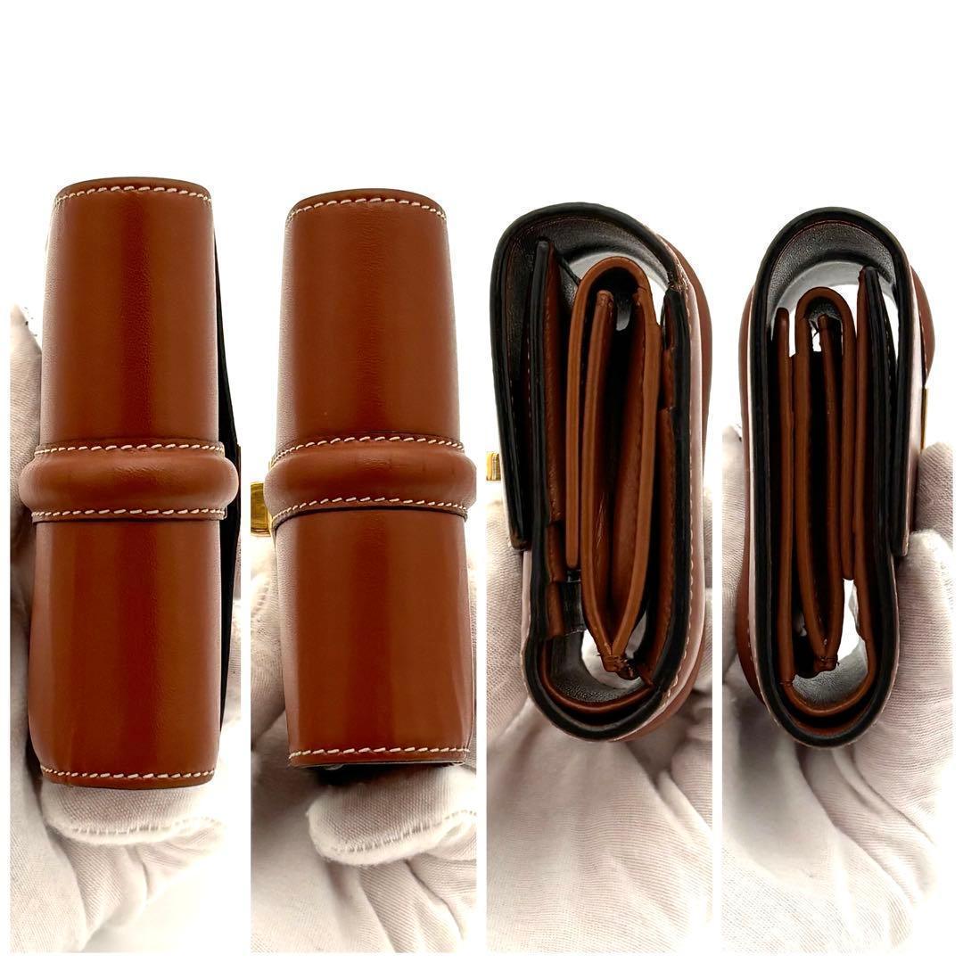 Celine Wallet Small Trifold Brown — view 6