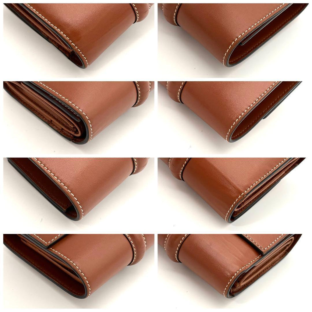 Celine Wallet Small Trifold Brown — view 7