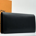 Louis Vuitton Portefeuille Brazza Epi Black Bifold Wallet