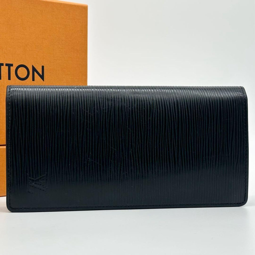Louis Vuitton Portefeuille Brazza Epi Black Bifold Wallet — view 2