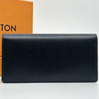 Louis Vuitton Portefeuille Brazza Epi Black Bifold Wallet — view 3