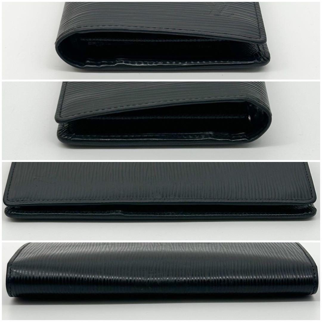 Louis Vuitton Portefeuille Brazza Epi Black Bifold Wallet — view 6