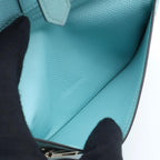 Hermes Bearn Soufflet Wallet Veau Epsom Blue Atoll — view 4