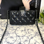 Chanel Mini Quilted Pochette Chain Shoulder — view 2