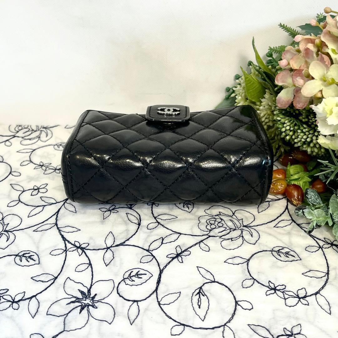 Chanel Mini Quilted Pochette Chain Shoulder — view 8
