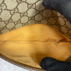 Gucci GG Shoulder Bag Brown Beige Leather Logo — view 6
