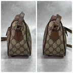 Gucci GG Sherry Line Shoulder Bag Brown Leather — view 7