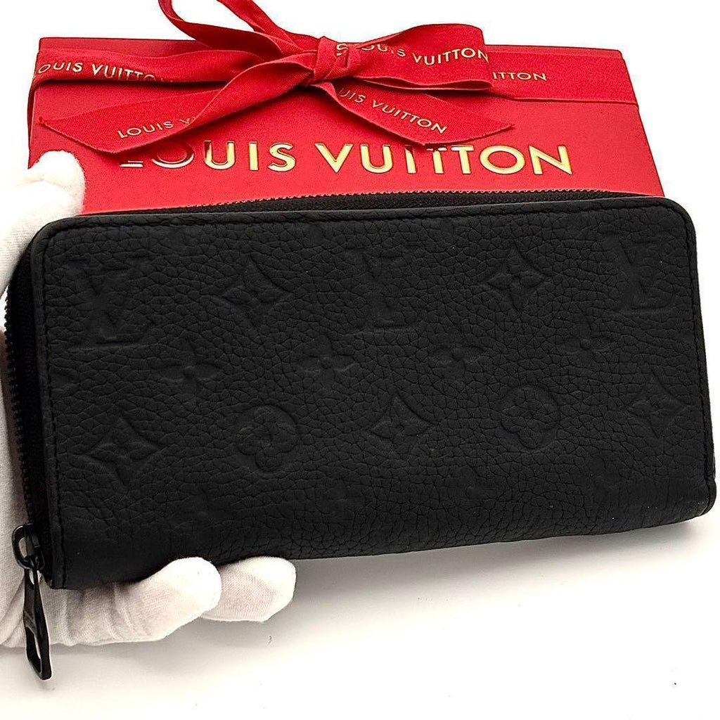 Louis Vuitton Wallet Zippy Horizontal Black