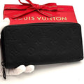 Louis Vuitton Wallet Zippy Horizontal Black