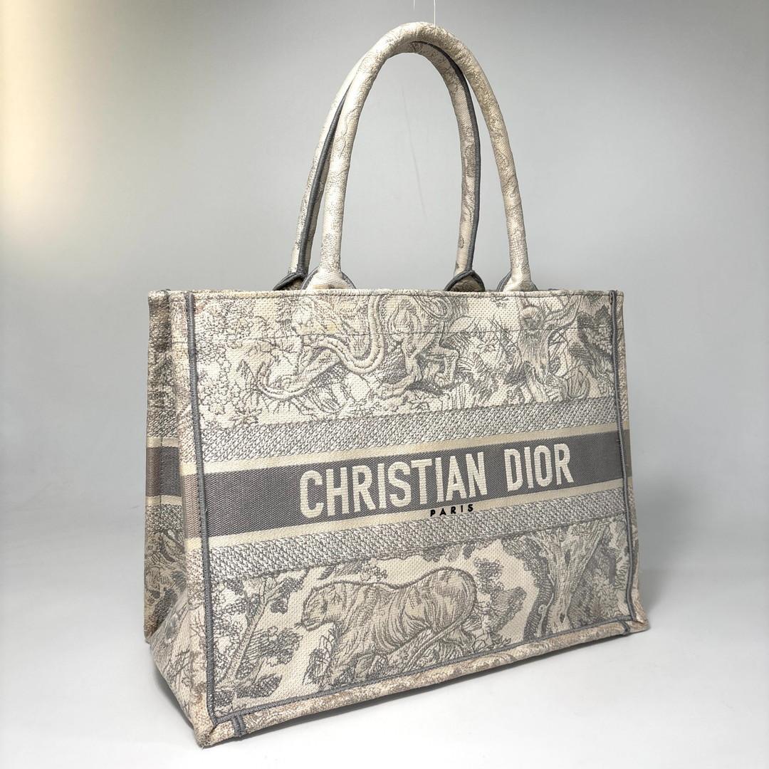 Dior Super Book Tote Bag Medium Toile de Jouy — view 3