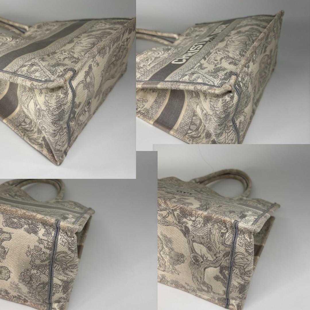 Dior Super Book Tote Bag Medium Toile de Jouy — view 7