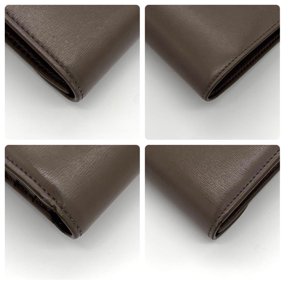 Celine Small Flap Wallet Triomphe Trifold Greige — view 7