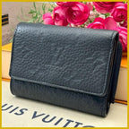 Louis Vuitton Monogram Taurillon Portefeuille Pilot Wallet